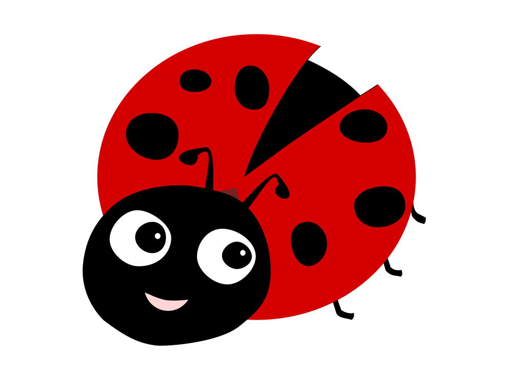 как нарисовать божью коровку